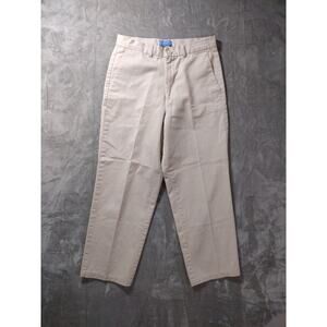 Dockers Khaki Pants Women’s 6 Short Beige Tapered Stain Defender Cotton